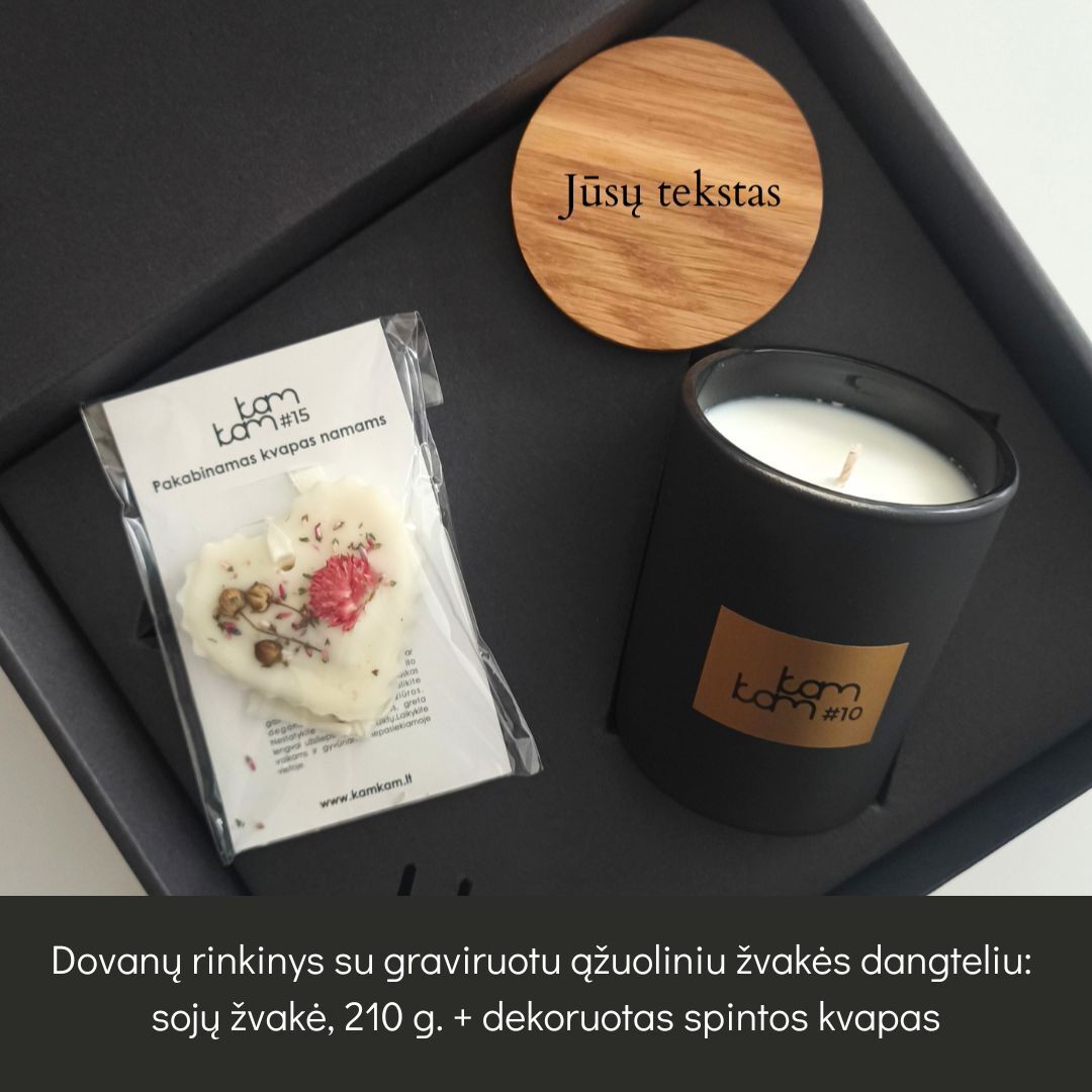 Personalizuotas dovanų rinkinys Nr. 4 krikšto tėvams / liudininkams