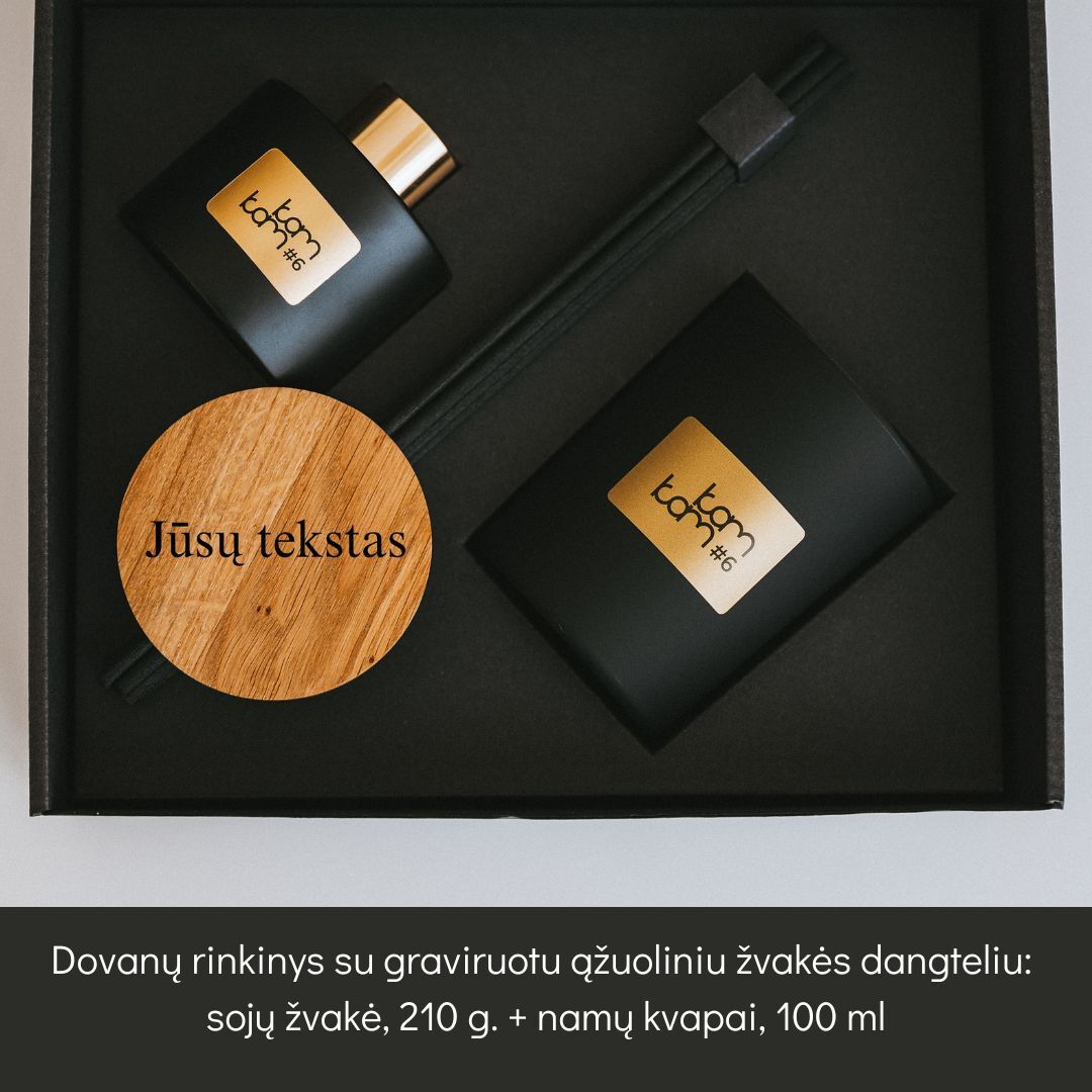Personalizuotas dovanų rinkinys Nr. 1 krikšto tėvams / liudininkams