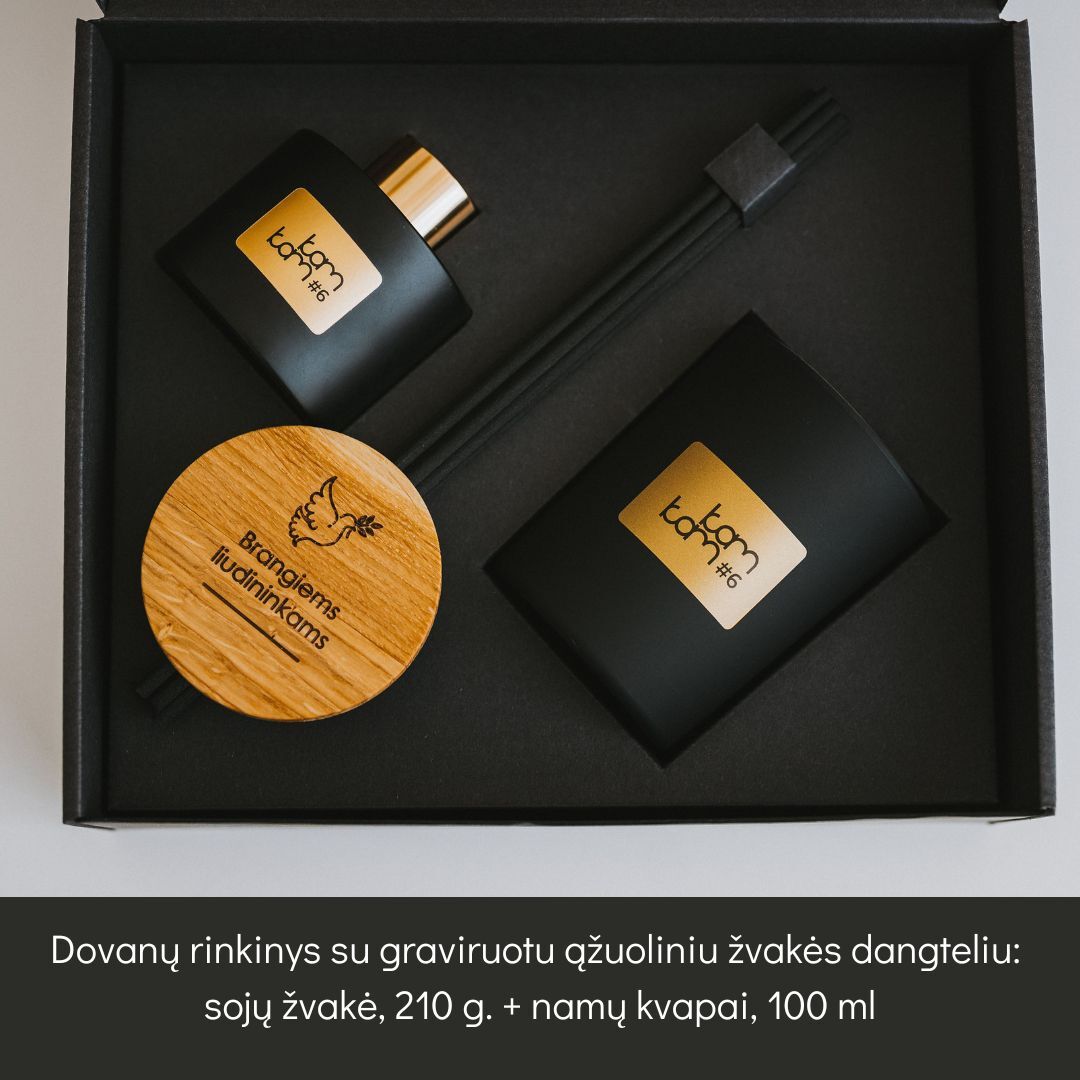 Personalizuotas dovanų rinkinys Nr. 1 krikšto tėvams / liudininkams