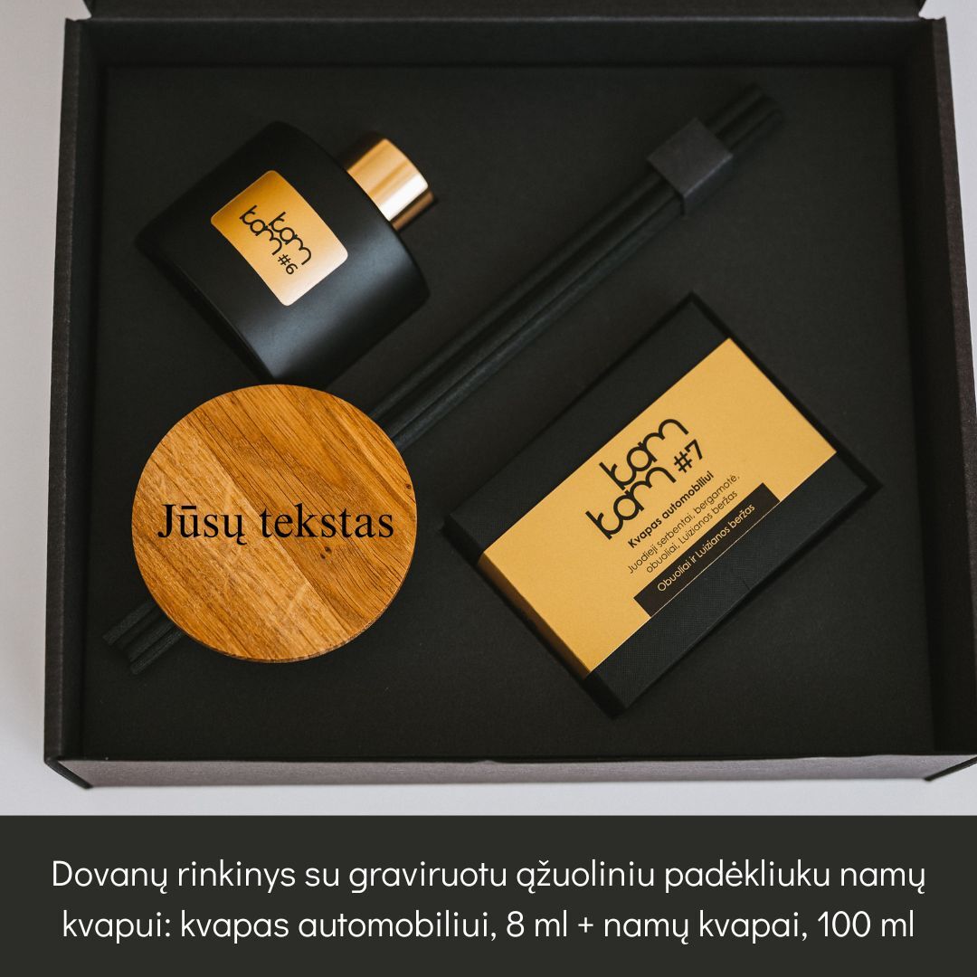 Personalizuotas dovanų rinkinys Nr. 3 krikšto tėvams / liudininkams