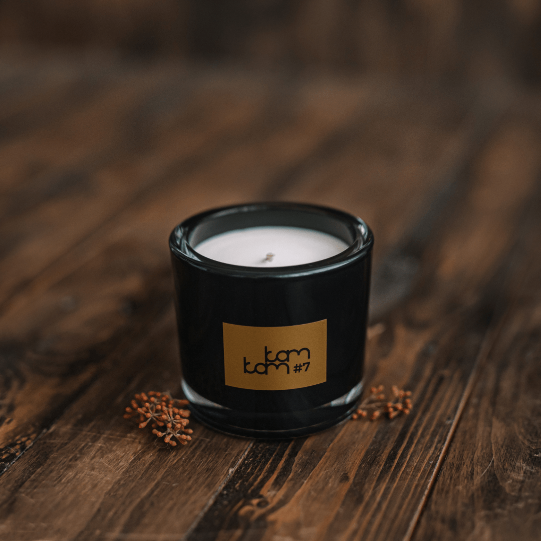 Sojų žvakė "Kam  - Tabakas ir Vanilė", 180 g. 